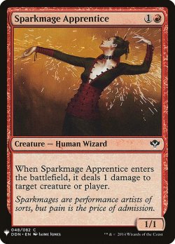 画像1: 火花魔道士の弟子/Sparkmage Apprentice (Mystery Booster)