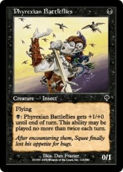 画像1: ファイレクシアの戦闘バエ/Phyrexian Battleflies (INV)