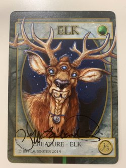 画像1: 鹿トークン/Elk Token (Jeff Laubenstein)   サインド