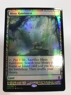 画像1: 霧深い雨林/Misty Rainforest (EXP)《Foil》【NM-】