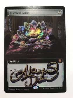 画像1: 宝石の睡蓮/Jeweled Lotus (CMR)【拡張アート版】《Foil》《サインド》 【NM~NM-】 【カウントダウン】