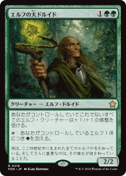 画像1: エルフの大ドルイド/Elvish Archdruid (FDN)