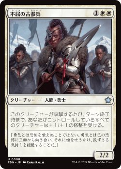 画像1: 不屈の古参兵/Dauntless Veteran (FDN)《Foil》