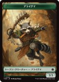 アライグマ トークン：エルフ・戦士 トークン/Raccoon Token：Elf・Warrior Token 【No.20/No.19】 (FDN)