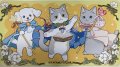 LUNLUNプレイマット：【たたメーピー：猫ちゃんず】  【送料込】