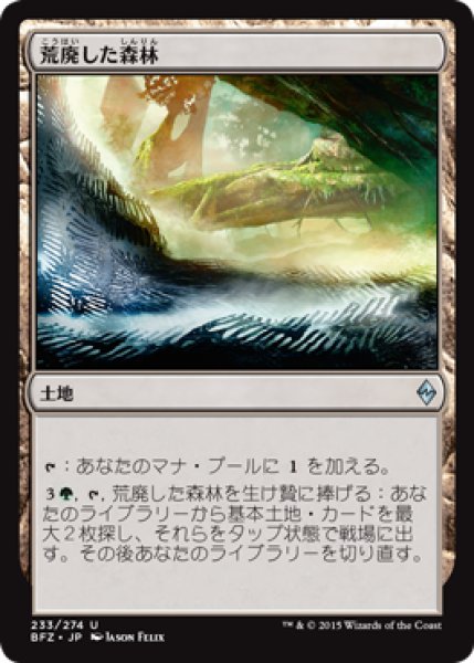 画像1: 荒廃した森林/Blighted Woodland (BFZ) (1)