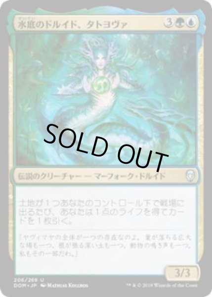 画像1: 水底のドルイド、タトヨヴァ/Tatyova, Benthic Druid (Prerelease Card) (1)