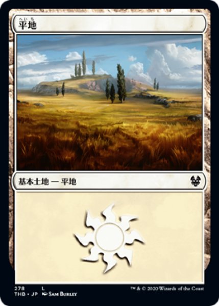 画像1: 平地/Plains 【Ver.1】 (THB)《Foil》 (1)