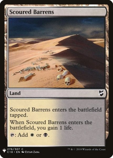 画像1: 磨かれたやせ地/Scoured Barrens (Mystery Booster) (1)