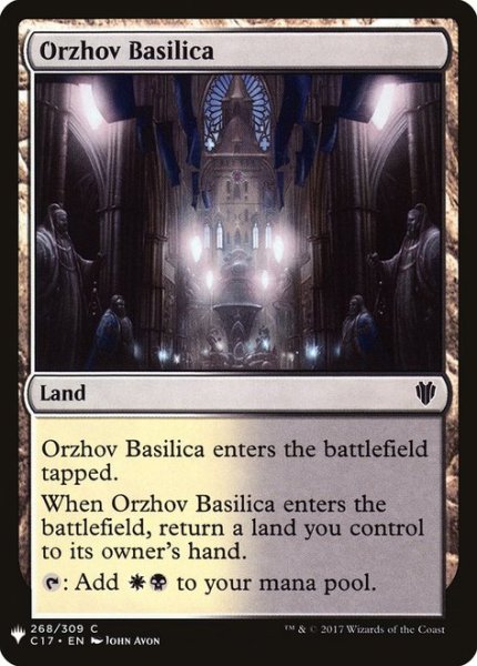 画像1: オルゾフの聖堂/Orzhov Basilica (Mystery Booster) (1)