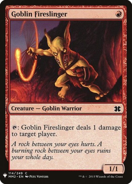 画像1: ゴブリンの投火師/Goblin Fireslinger (Mystery Booster) (1)