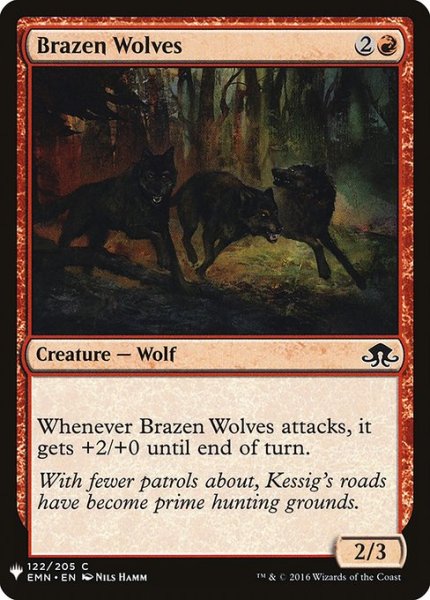 画像1: 猛々しい狼/Brazen Wolves (Mystery Booster) (1)