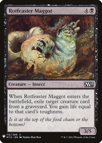 画像1: 腐敗喰いの蛆/Rotfeaster Maggot (Mystery Booster) (1)