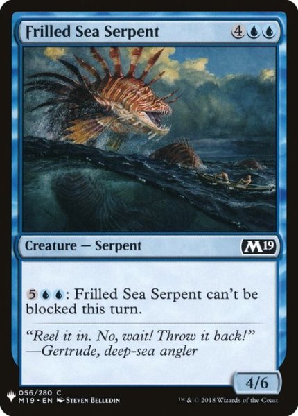 画像1: 大襞海蛇/Frilled Sea Serpent (Mystery Booster) (1)