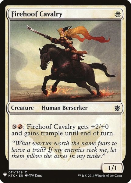 画像1: 炎蹄の騎兵/Firehoof Cavalry (Mystery Booster) (1)