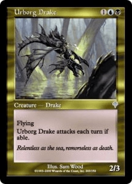 画像1: アーボーグのドレイク/Urborg Drake (INV)《Foil》 (1)