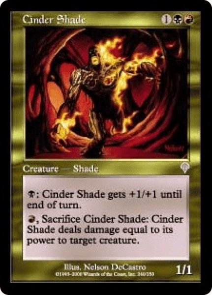 画像1: 燃えがらの影/Cinder Shade (INV)《Foil》 (1)