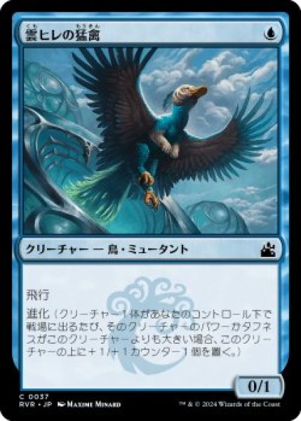 画像1: 雲ヒレの猛禽/Cloudfin Raptor (RVR)《Foil》 (1)