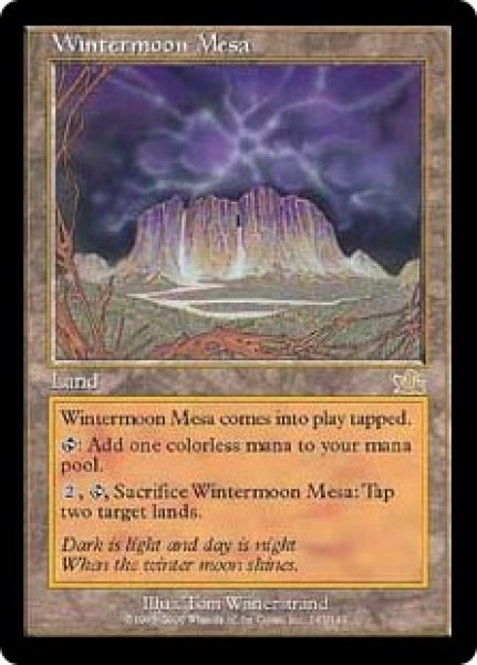 画像1: 冬月台地/Wintermoon Mesa (PCY)《Foil》 (1)