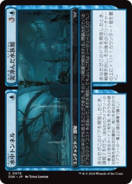 画像1: 水中トンネル+泥濘んだ水族館/Underwater Tunnel+Slimy Aquarium (DSK)《Foil》 (1)