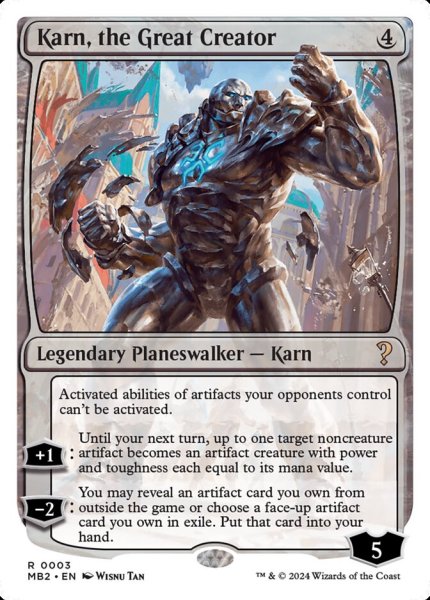 画像1: 大いなる創造者、カーン/Karn, the Great Creator (MB2) (1)