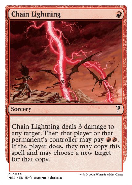 画像1: 稲妻の連鎖/Chain Lightning (MB2) (1)