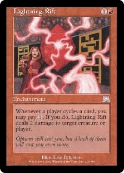 画像1: 稲妻の裂け目/Lightning Rift (ONS)《Foil》 (1)