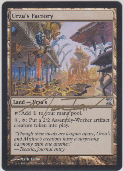 画像1: ウルザの工廠/Urza's Factory 【英語】 (TSP)【サインド】 (1)