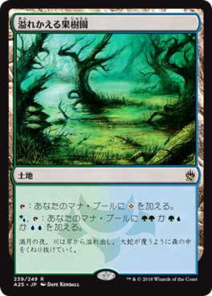 画像1: 溢れかえる果樹園/Flooded Grove (A25)《Foil》 (1)