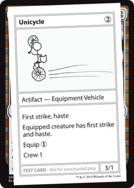 画像1: Unicycle (Mystery Booster)【エンブレム無し】 (1)