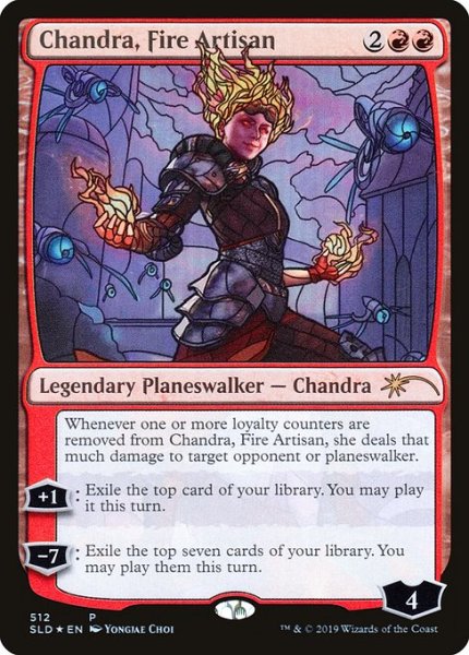 画像1: 炎の職工、チャンドラ/Chandra, Fire Artisan (512) (SLD)《Foil》 (1)