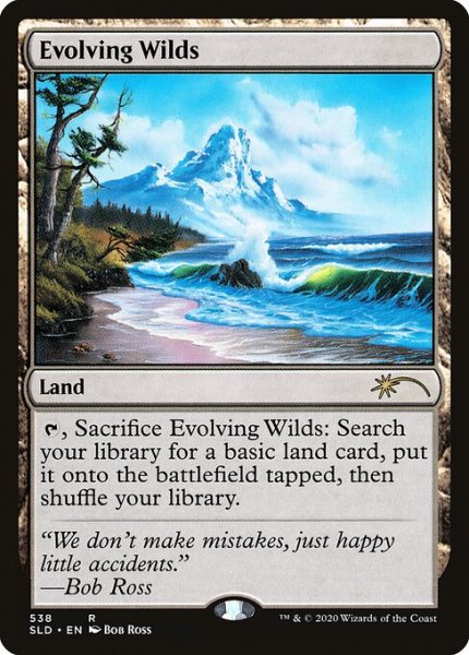 画像1: 進化する未開地/Evolving Wilds (538) (SLD)《Foil》 (1)