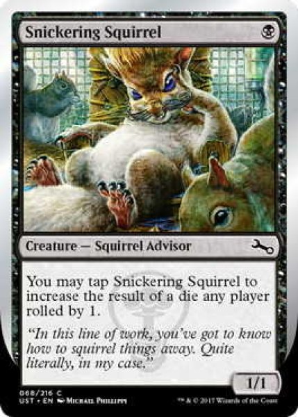 画像1: クスクス笑うリス/Snickering Squirrel (UST) 《FOIL》 (1)