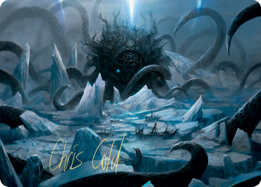 イラストコレクション 箔押し 氷砕きのクラーケン Icebreaker Kraken Khm 15 81 ジョニーのお店 Magic The Gathering