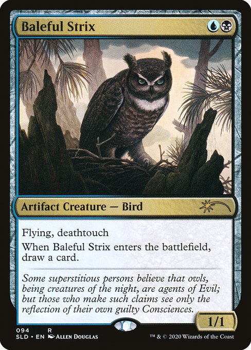 悪意の大梟 Baleful Strix Sld ジョニーのお店 Magic The Gathering